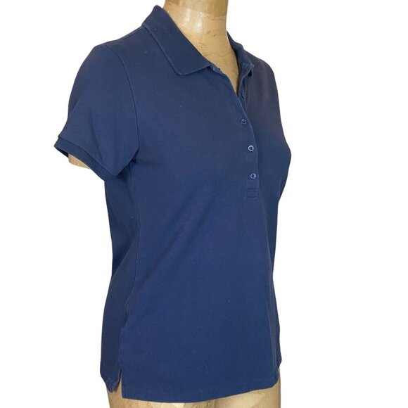 Eddie Bauer Outdoor Navy Blue Polo Shirt Sz M #347L - Picture 3 of 8